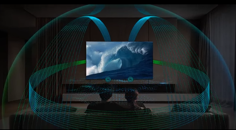  Dolby Atmos experience with upward-firing speakers